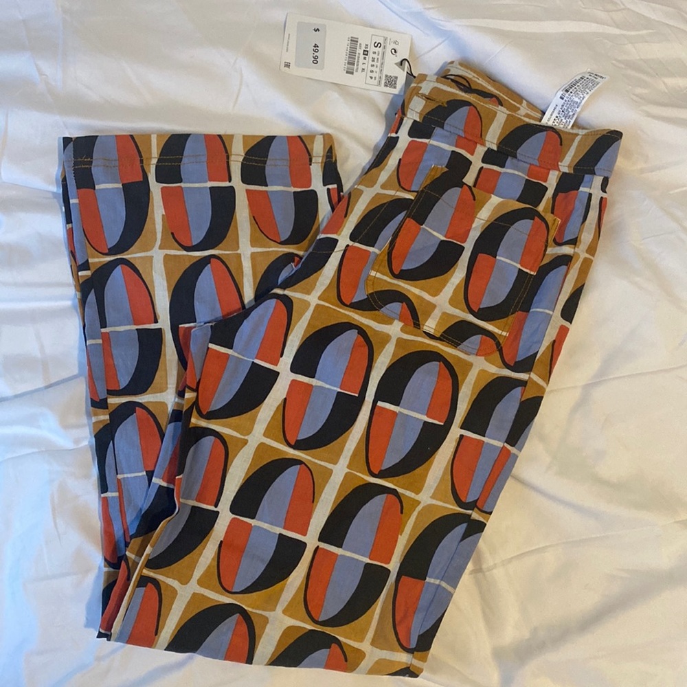 NWT Zara Straight Cut Pants